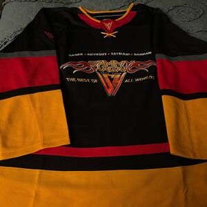 Brand new Sammy Hagar 2024 tour hockey jersey, size extra large, swag included.